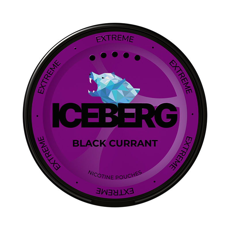 Black Currant Extreme 50 mg ICEBERG nicotinezakjes