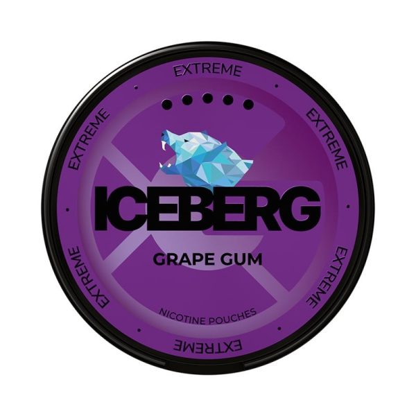 Grape Gum Extreme 50 mg ICEBERG nikotintasakok