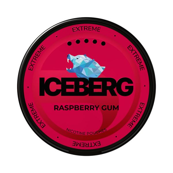 Raspberry Gum Extreme 50 mg ICEBERG nikotintasakok