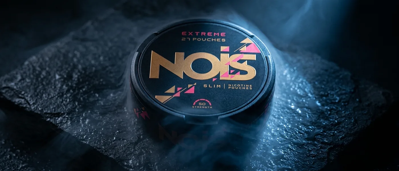 Jedna plechovka Nois Black Line Extreme v dramatickém osvětlení